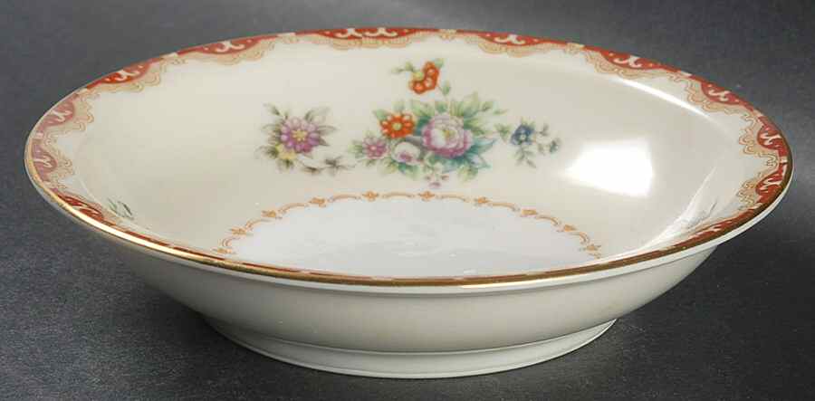 Rutland (Squiggly Verge, Occ Japan) Rim Fruit/Dessert (Sauce) Bowl by Royal Embassy-1