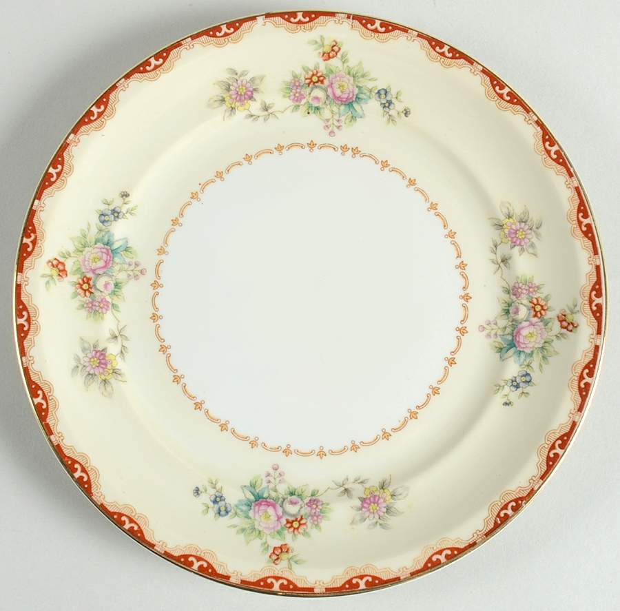 Rutland (Squiggly Verge, Occ Japan) Salad Plate by Royal Embassy-1