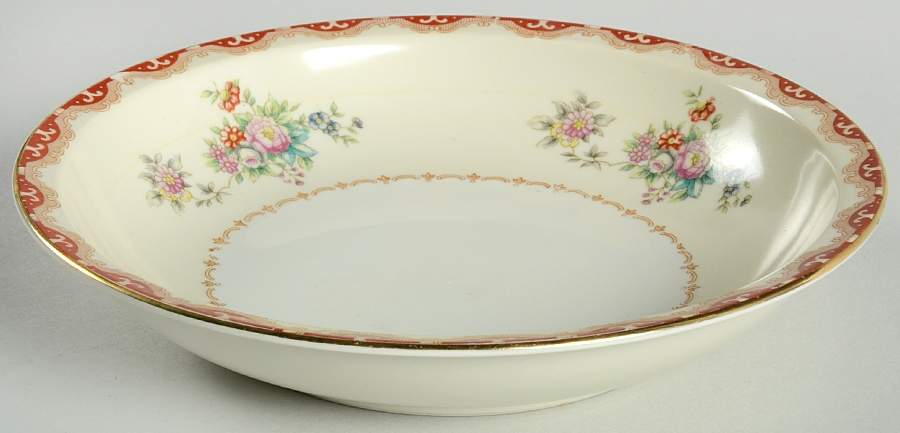 Rutland (Squiggly Verge, Occ Japan) Rim Soup Bowl by Royal Embassy-1