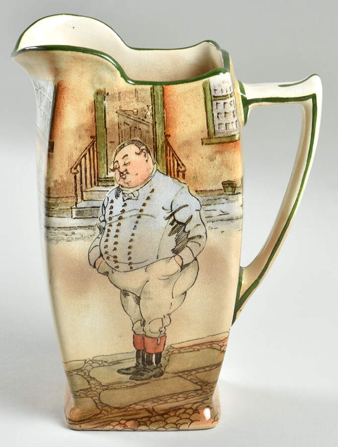 Dickens (Green Trim) 20 Oz Jug by Royal Doulton-1