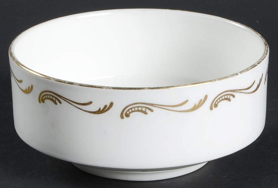Gold Scallops Fruit/Dessert (Sauce) Bowl by Royal Stafford-1