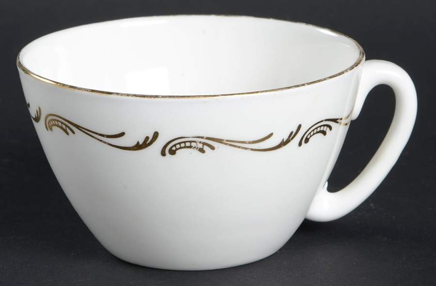 Gold Scallops Flat Cup by Royal Stafford-1