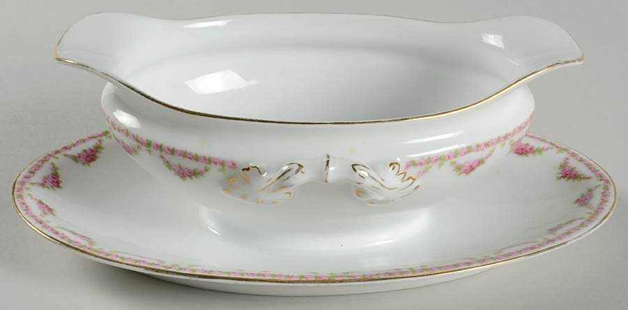 RSC36 Gravy Boat with Attached Underplate by Royal Schwarzburg-1