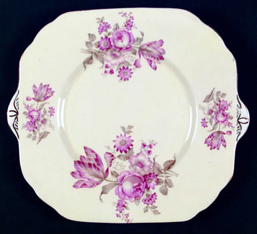 RTA18 Square Handled Cake Plate by Royal Tara-1