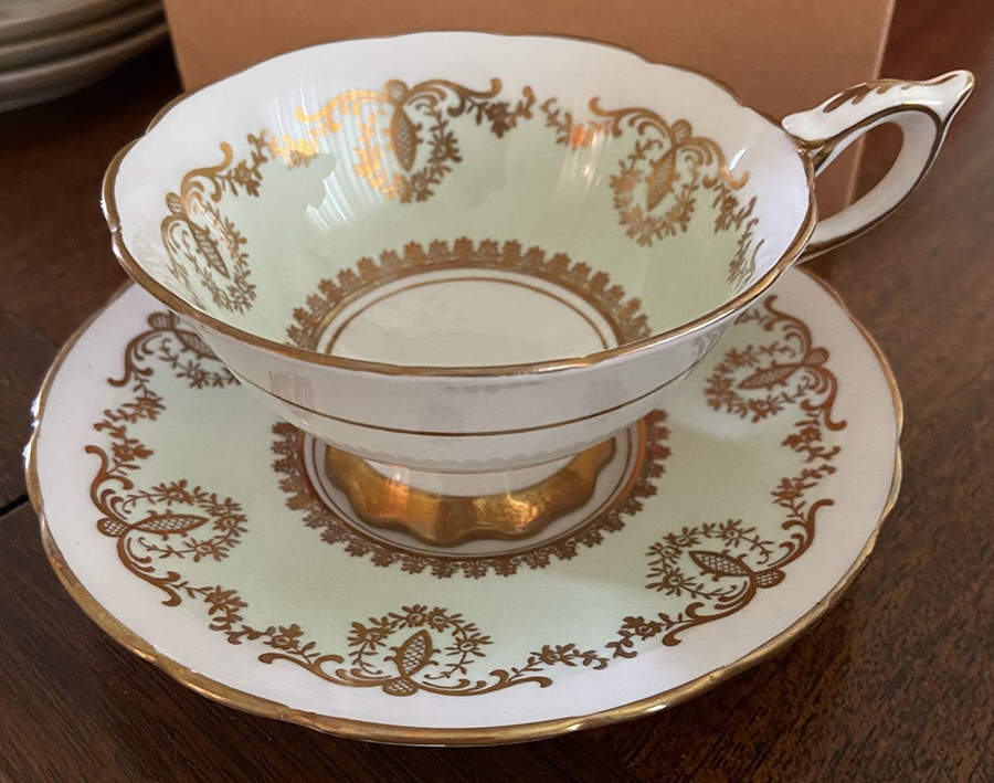 8738 Footed Cup & Saucer Set by Royal Stafford-1