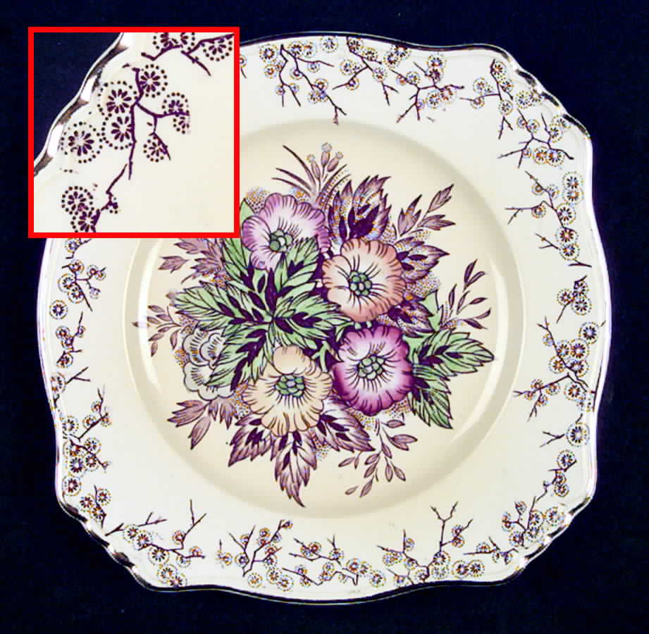 RWI26 Square Salad Plate by Royal Winton-1