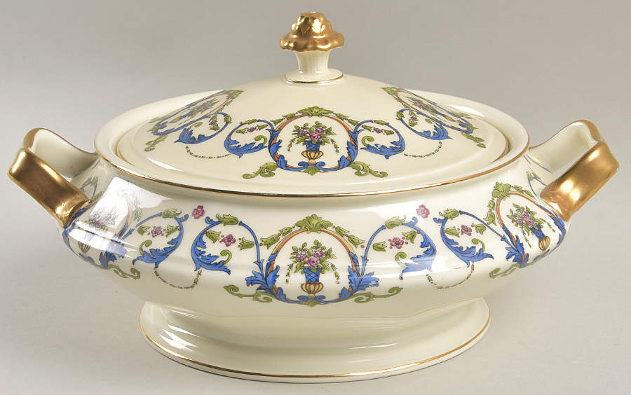 1980 Round Covered Vegetable by Rosenthal - Continental-1