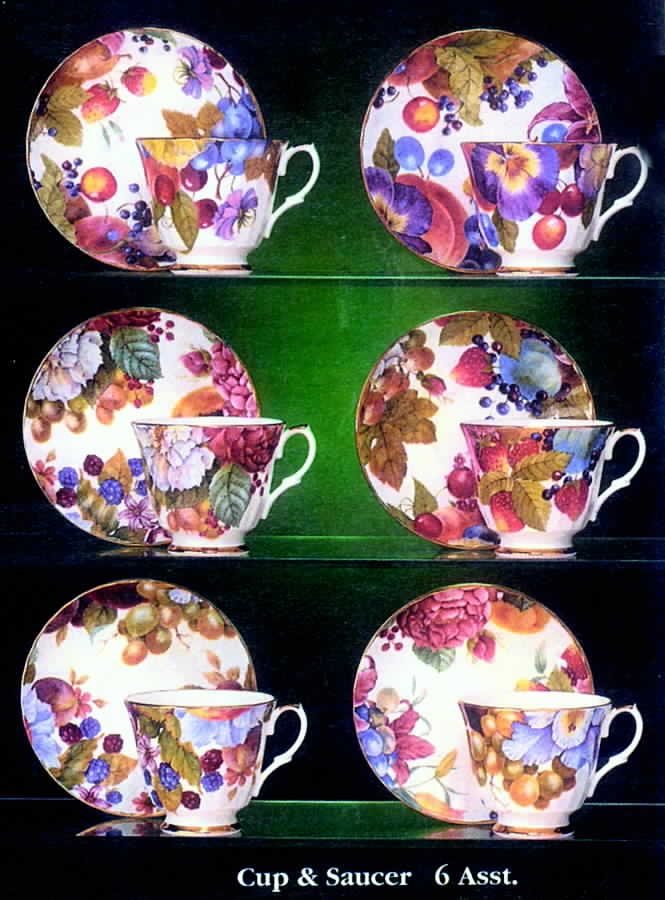 Covent Garden Footed Cup & Saucer Set by Royal Winchester-1