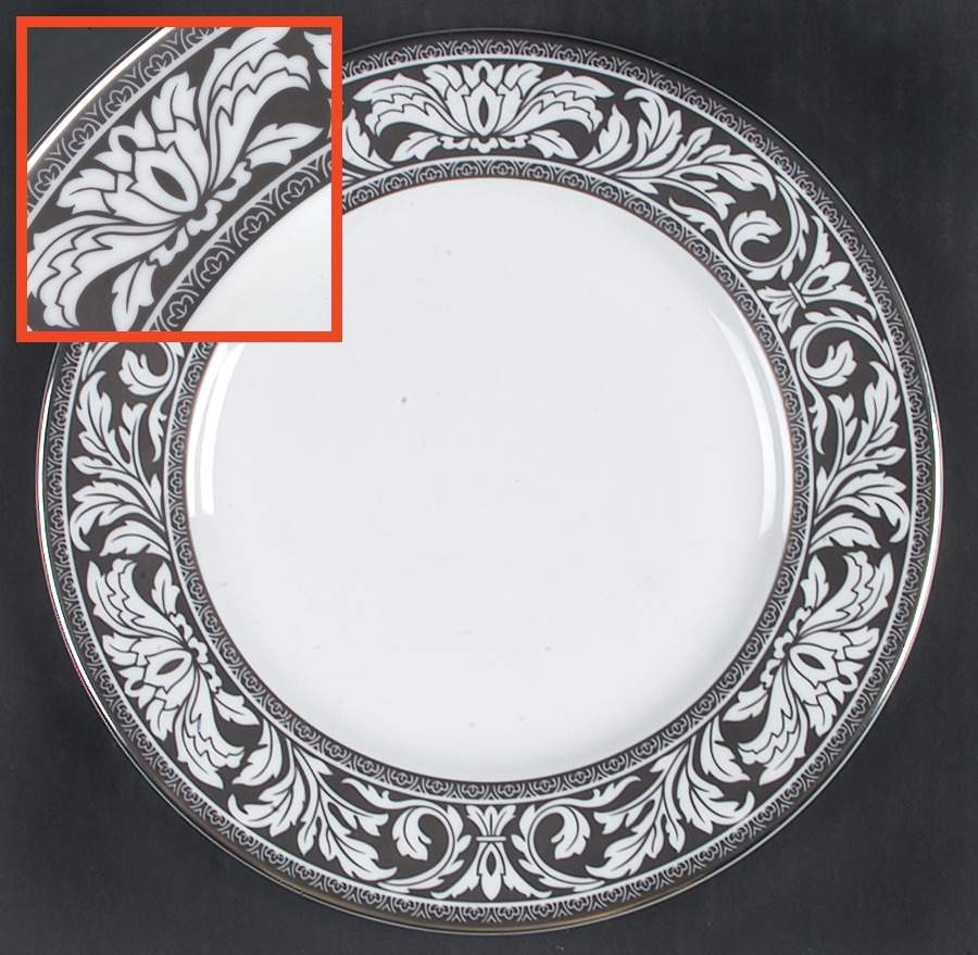 Coleridge Accent Luncheon Plate by Royal Doulton-1