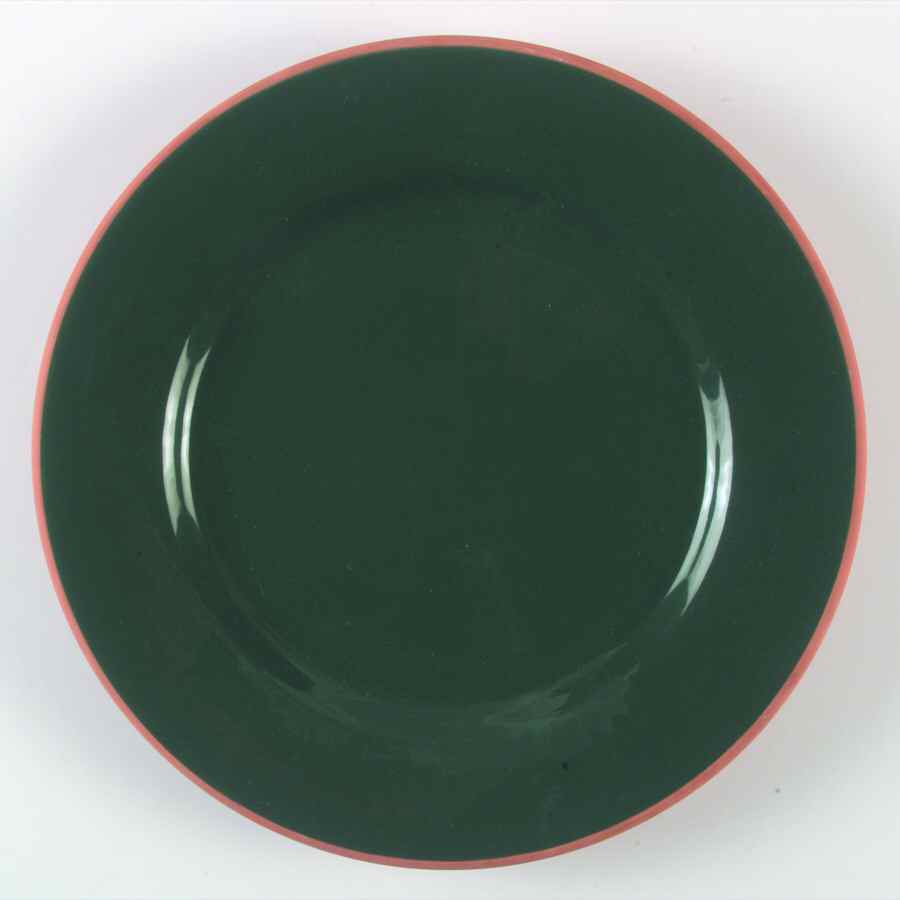 Terra Rosa Hunter Green Dinner Plate by Reco-1