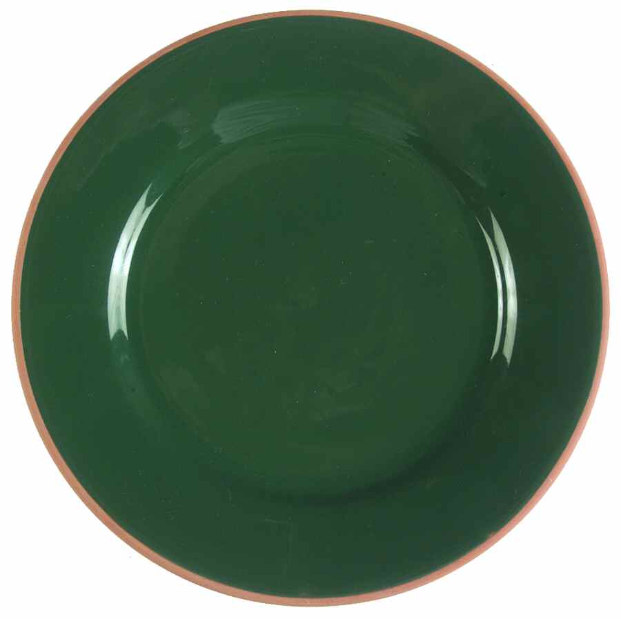 Terra Rosa Hunter Green Salad Plate by Reco-1