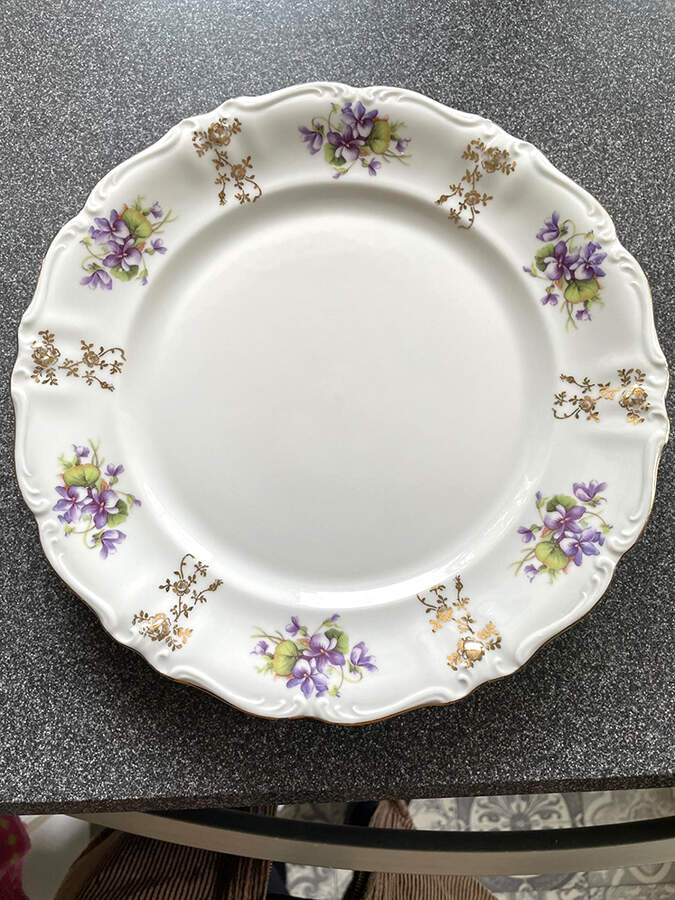 Violet Dinner Plate by Royal Heidelberg-1