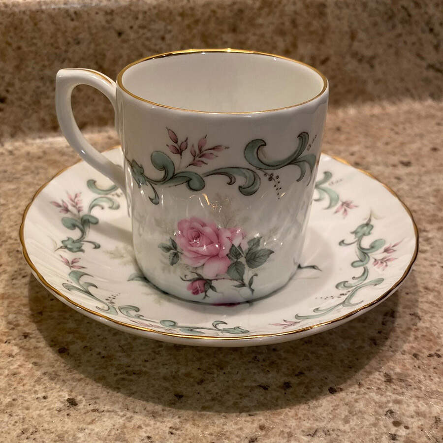 RPN2 Flat Demitasse Cup & Saucer Set by Royal Patrician-1