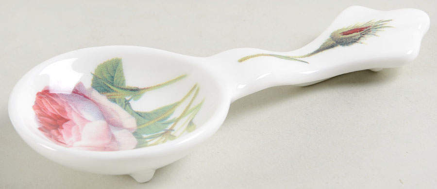 Redoute Roses Ceramic Tea Bag Spoon by Roy Kirkham-1