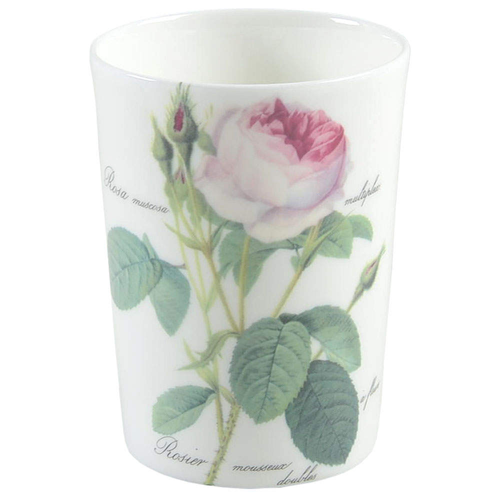 Redoute Roses Tall China Tumbler by Roy Kirkham-1