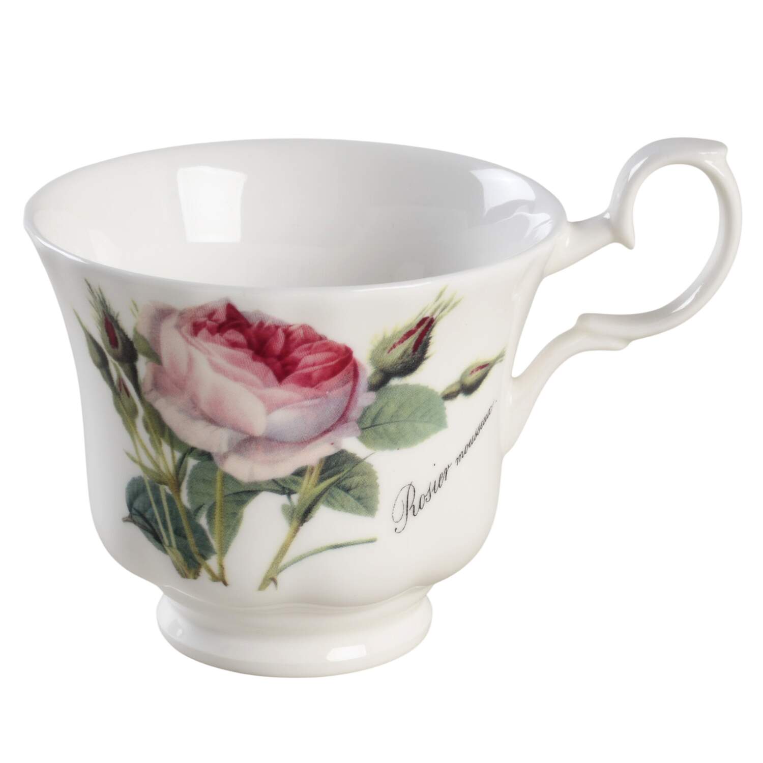 Redoute Roses Footed Cup by Roy Kirkham-1