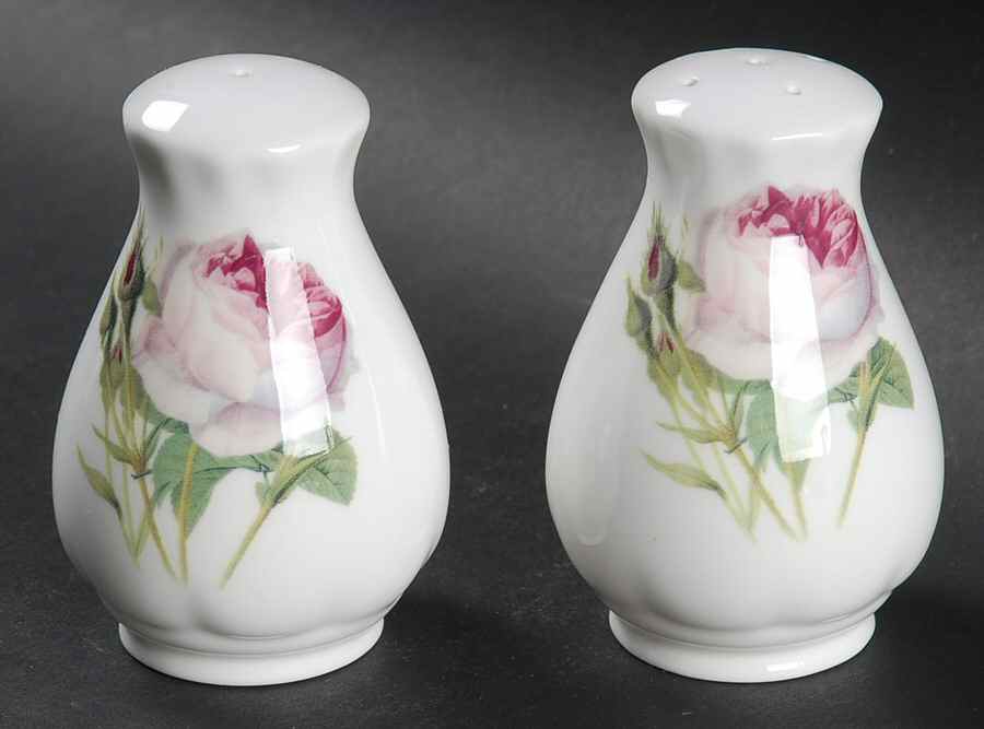 Redoute Roses Salt & Pepper Set by Roy Kirkham-1