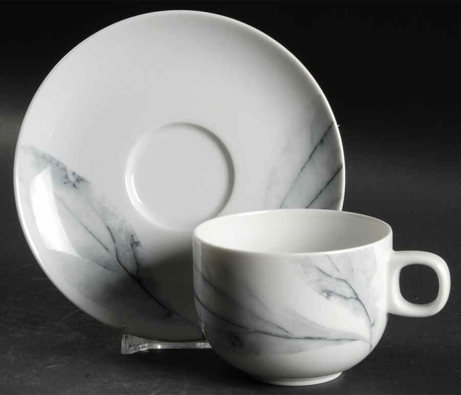Moon Light Two Flat Cup & Saucer Set by Rosenthal - Continental-1