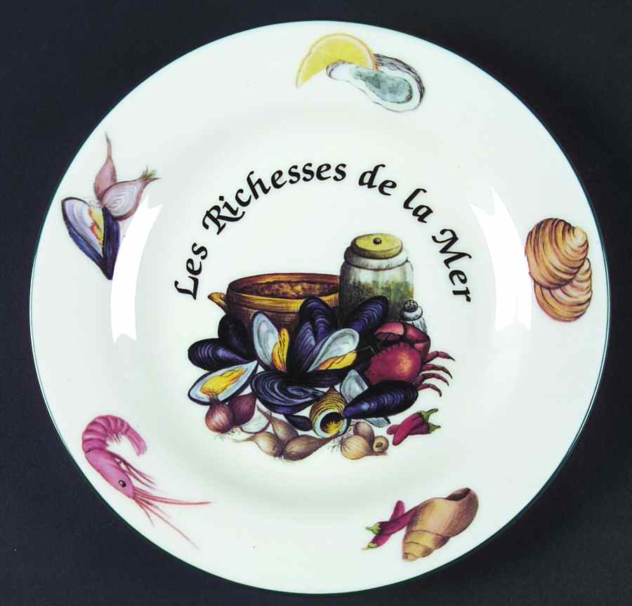 Les Richesses De La Mer Salad Plate by Royal Vale-1