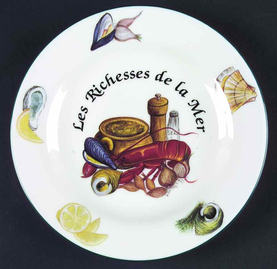 Les Richesses De La Mer Salad Plate by Royal Vale-1