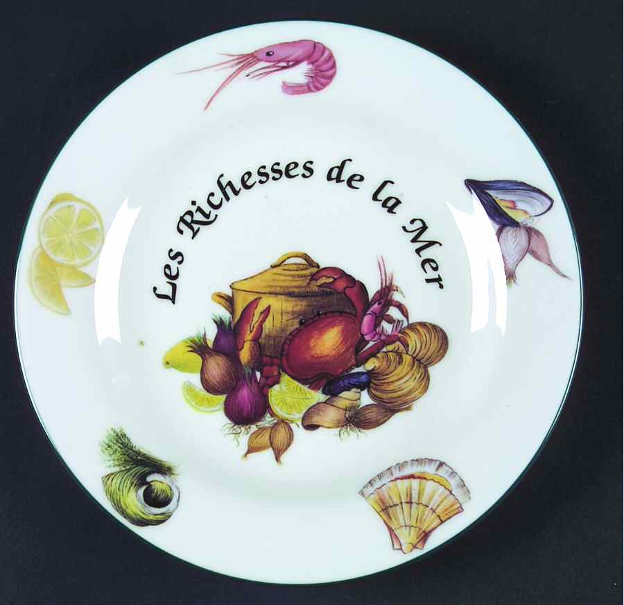 Les Richesses De La Mer Salad Plate by Royal Vale-1