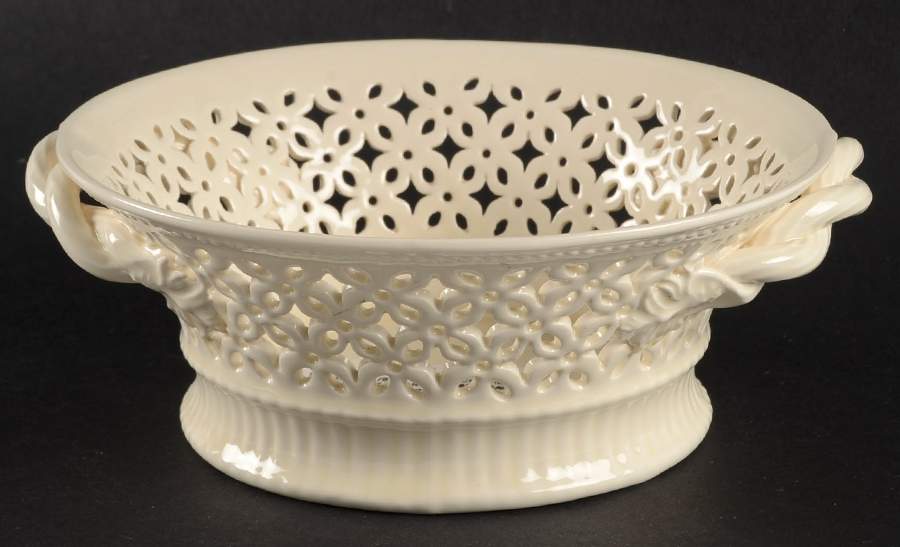 Originals Small Rnd Fruit Basket & Stand, Basket Only by Royal Creamware-1