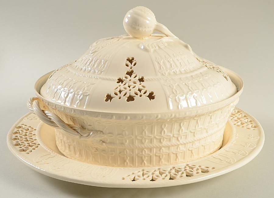 Originals Tureen & Lid w/Underplate by Royal Creamware-1