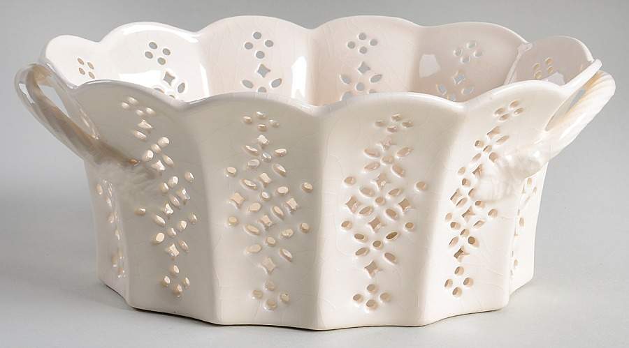 Originals Strawberry Dish by Royal Creamware-1
