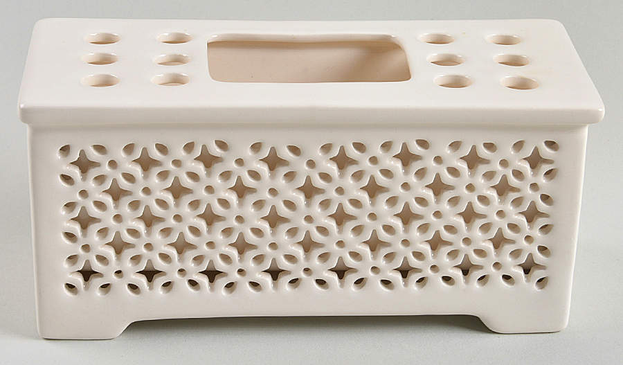 Occasions Pierced Flower Brick by Royal Creamware-1