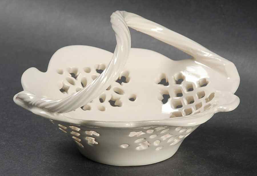Occasions 4" Handled Basket by Royal Creamware-1