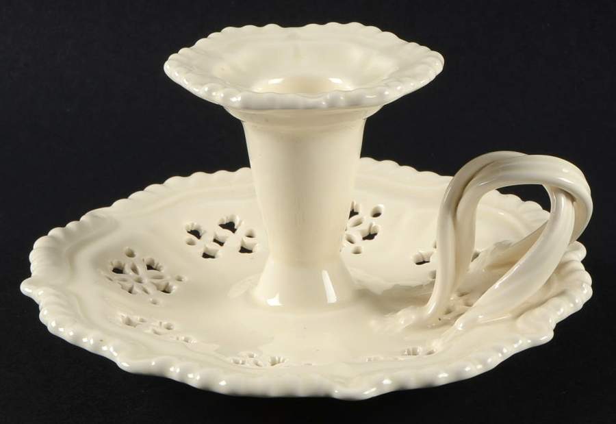 Occasions Handled Candleholder by Royal Creamware-1