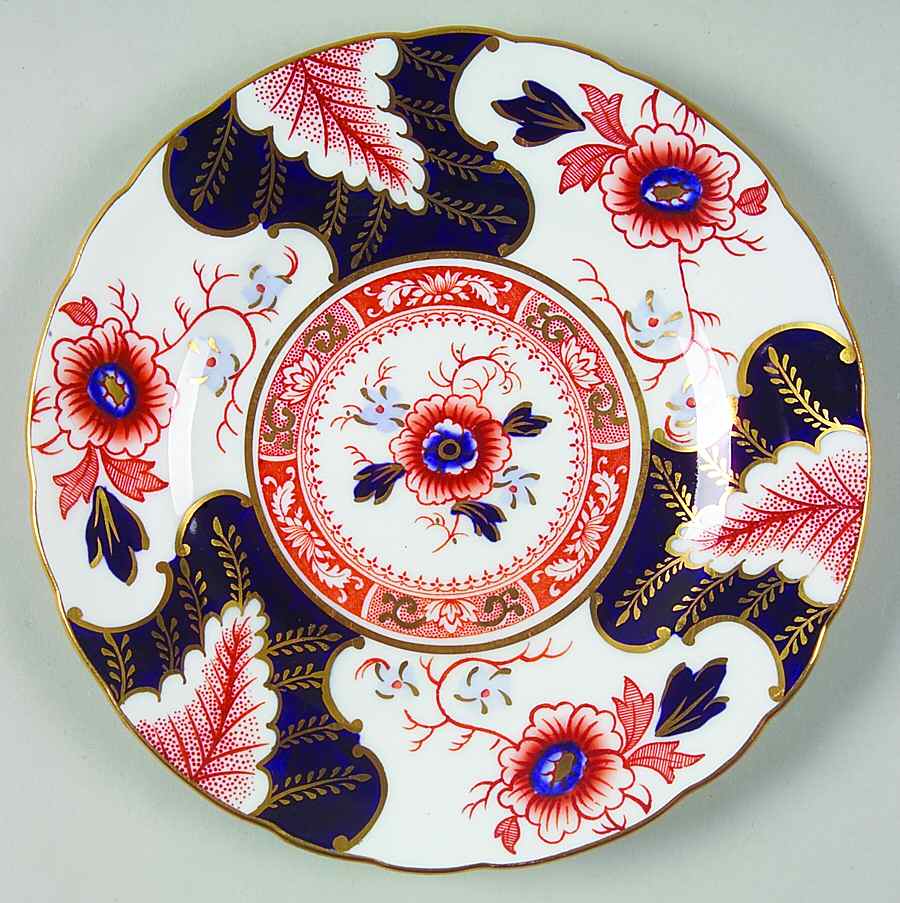 Battersea (Scalloped) Bread & Butter Plate by Royal Crown Derby-1