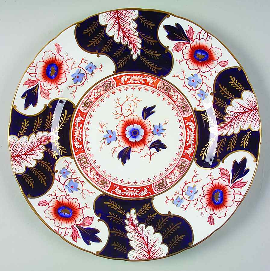 Battersea (Scalloped) Dinner Plate by Royal Crown Derby-1