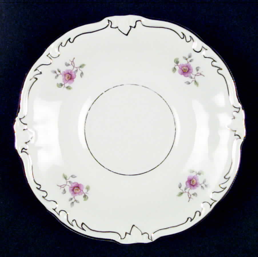 Wild Rose (Verge) Saucer by Royal Heidelberg-1