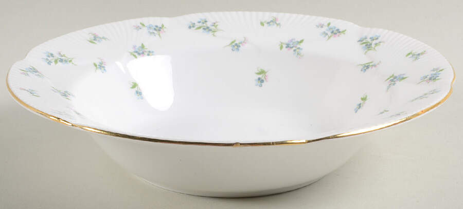 Blue Heaven (Fan Embossed) Rim Soup Bowl by Royal Albert-1