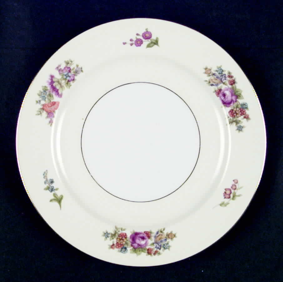 RO68 Salad Plate by Rose (Japan)-1