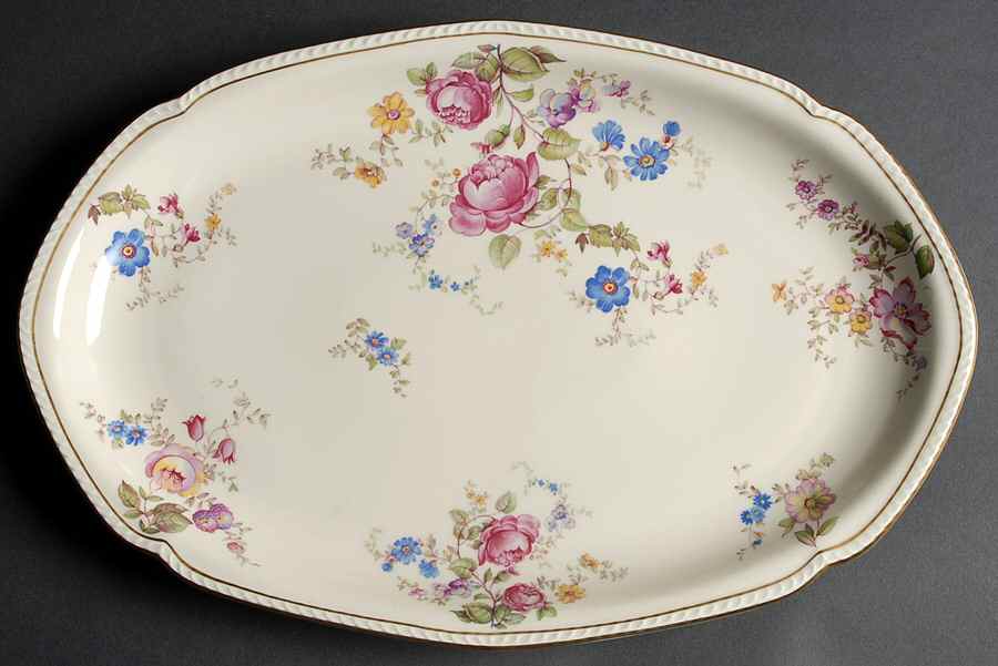 ROT176 15" Oval Serving Platter by Royal Tettau-1