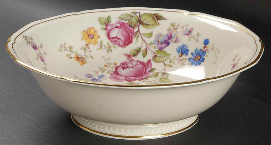 ROT176 8" Round Vegetable Bowl by Royal Tettau-1