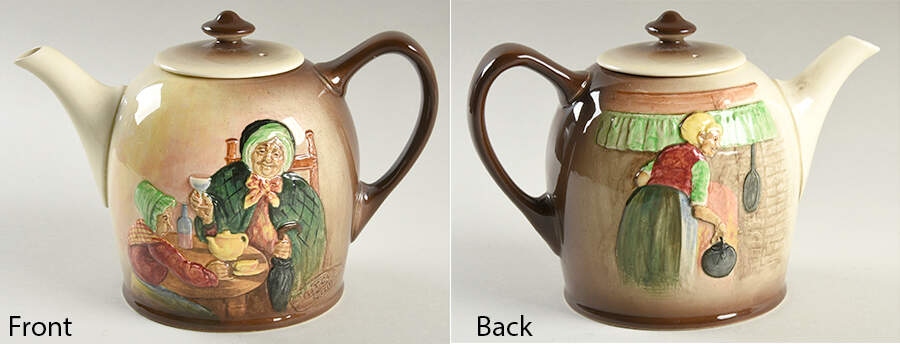 Dickens E Teapot & Lid by Royal Doulton-1