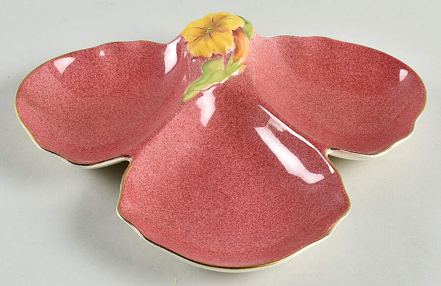 Petunia  3-Part Relish by Royal Winton-1