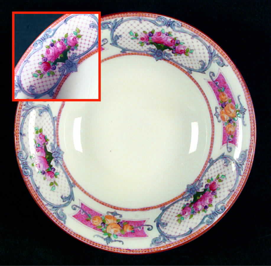 Marseilles Pink Coupe Cereal Bowl by Royal Worcester-1