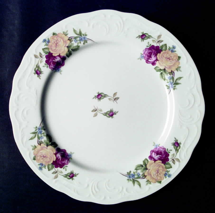 Regal Pansy Dinner Plate by Royal Kent (Poland)-1