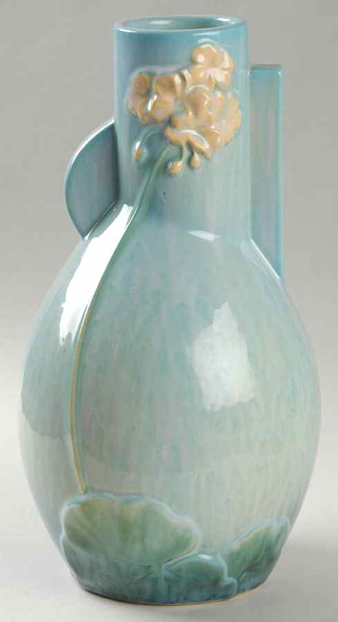 Wincraft Blue 10" Vase by Roseville-1