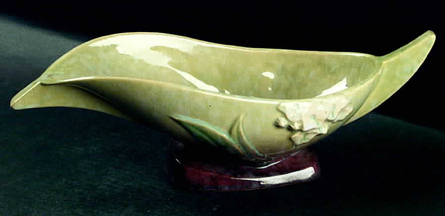 Wincraft Chartreuse 10" Centerpiece/Console Bowl by Roseville-1