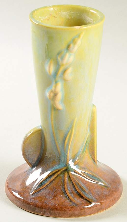 Wincraft Chartreuse 6" Bud Vase by Roseville-1