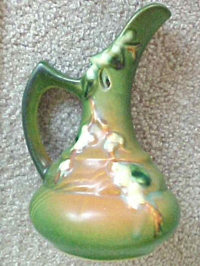 Snowberry Fern Green 6" Ewer by Roseville-1