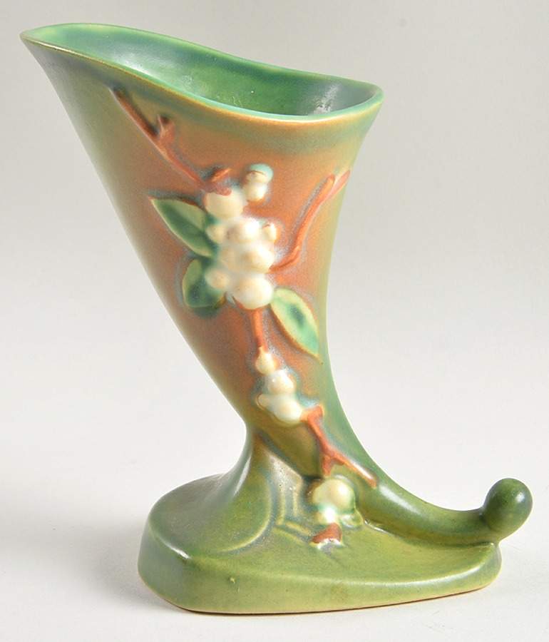 Snowberry Fern Green Cornucopia by Roseville-1