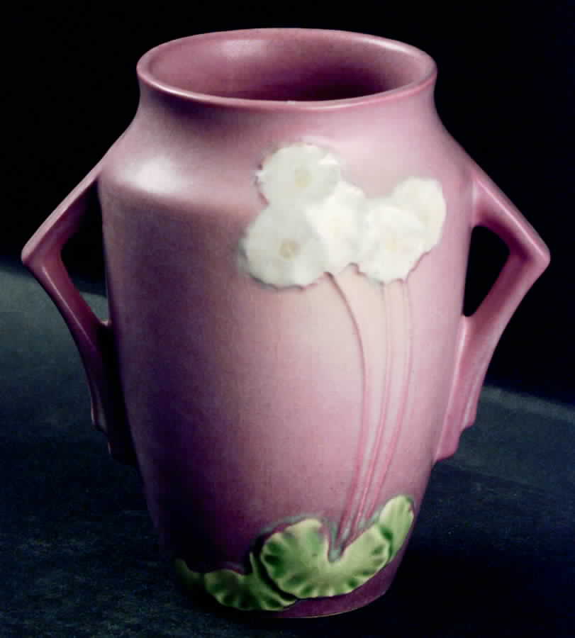 Primrose Pink 6" Handled Vase by Roseville-1