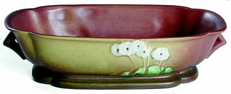 Primrose Tan Centerpiece/Console Bowl by Roseville-1