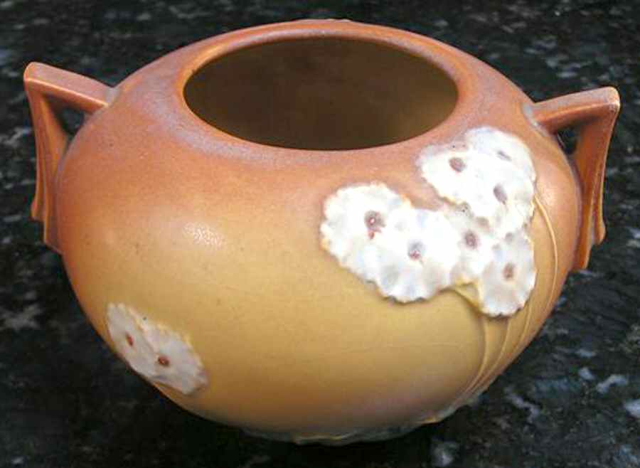 Primrose Tan 4" Rose Bowl by Roseville-1